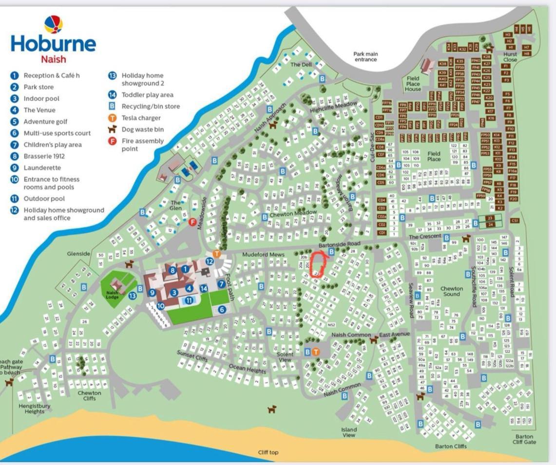 Hotel Bertie-By-The-Sea At Hoburne Naish Highcliffe Exteriér fotografie